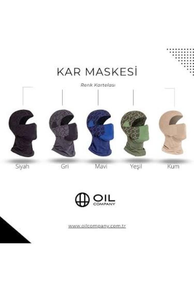 Oil Company Kum Balaklava Termal Kar Maskesi Unisex