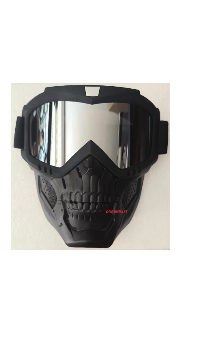 Motoanl Cross Motosiklet Bisiklet Gözlüğü Açık Kask Maskesi Süngerli Bant Lastikli Jet Maske Şeffaf Camlı