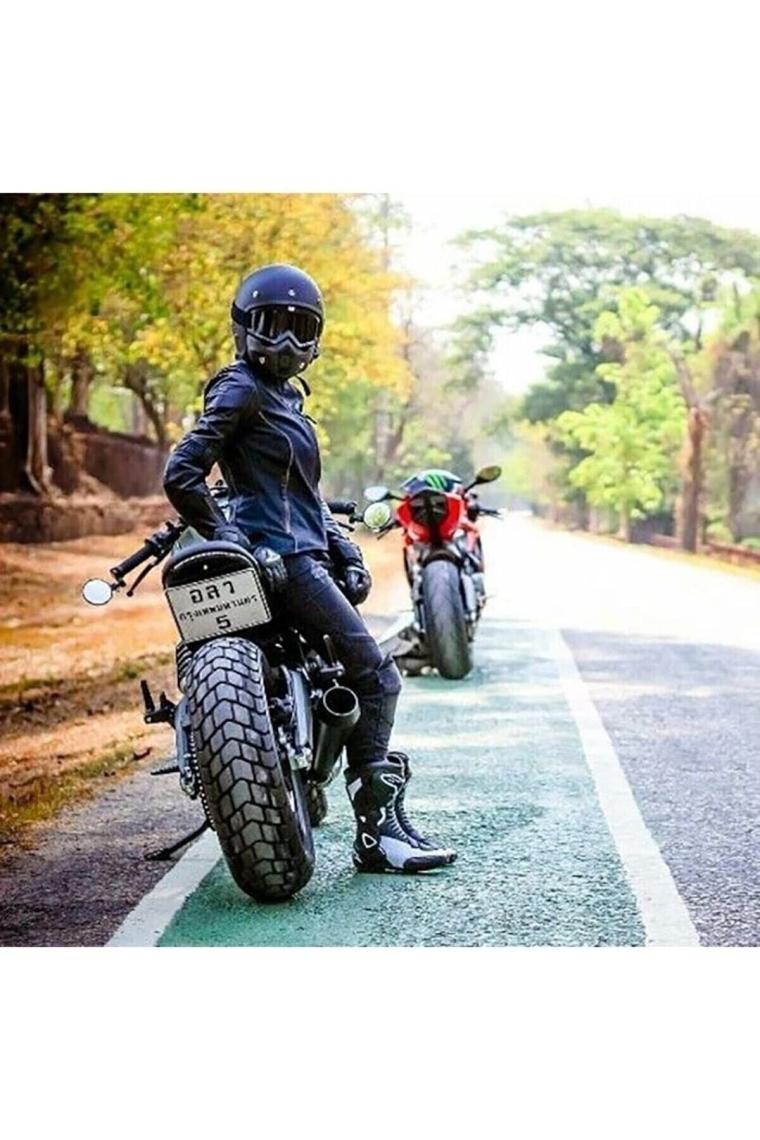 Motoanl Cross Motosiklet Bisiklet Gözlüğü Açık Kask Maskesi Süngerli Bant Lastikli Jet Maske Şeffaf Camlı