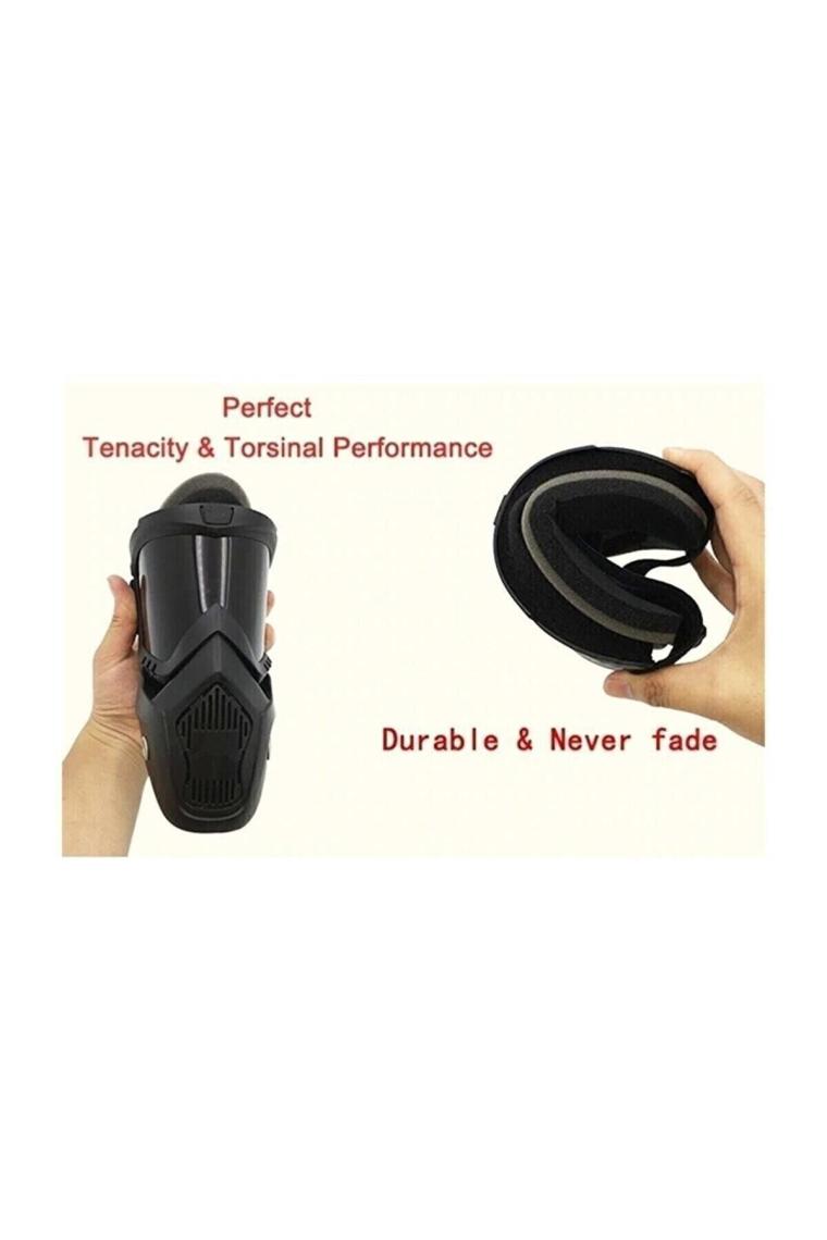 Motoanl Cross Motosiklet Bisiklet Gözlüğü Açık Kask Maskesi Süngerli Bant Lastikli Jet Maske Şeffaf Camlı