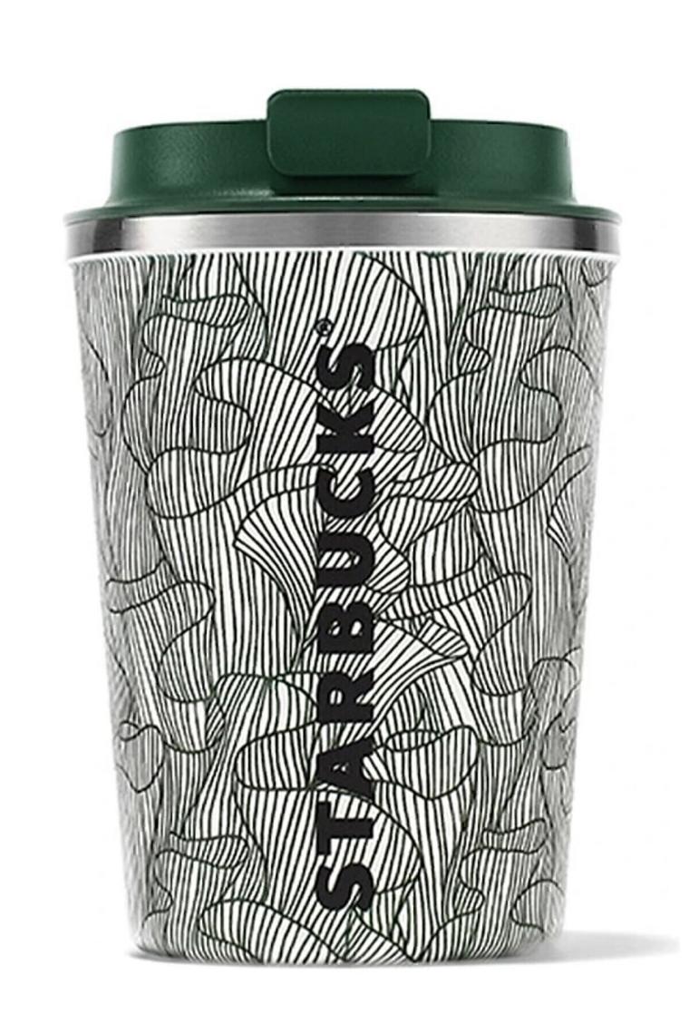 Starbucks® Paslanmaz Çelik Dalga Desenli Termos 355 ml - 11139776