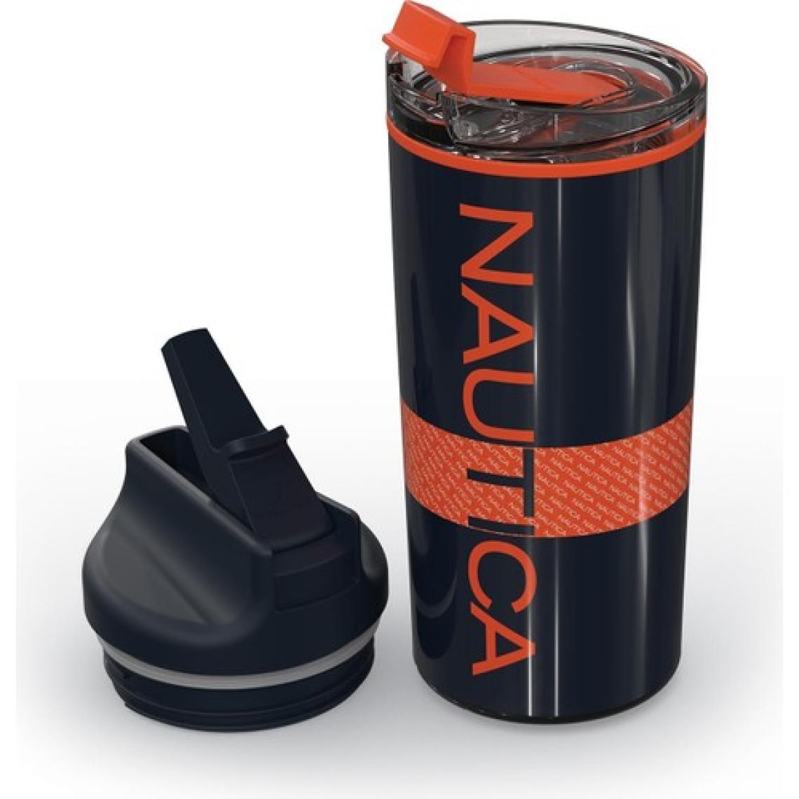 Nautica NTM02 Sport Termos Paslanmaz Çelik 950 ml Navy Turuncu