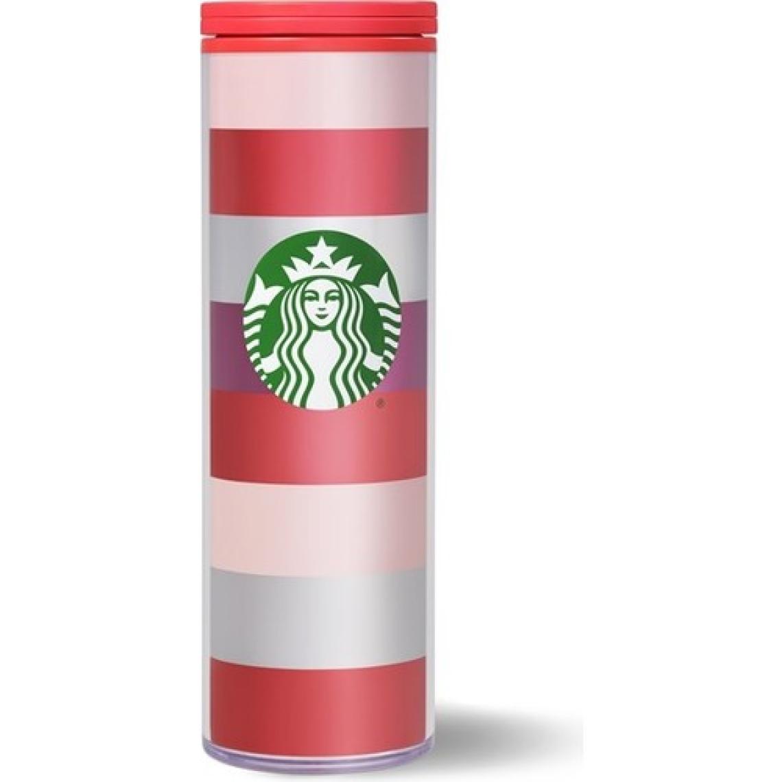 Starbucks Starbucks® Kırmızı Şeritli Plastik Termos - 473 ml - 11137174