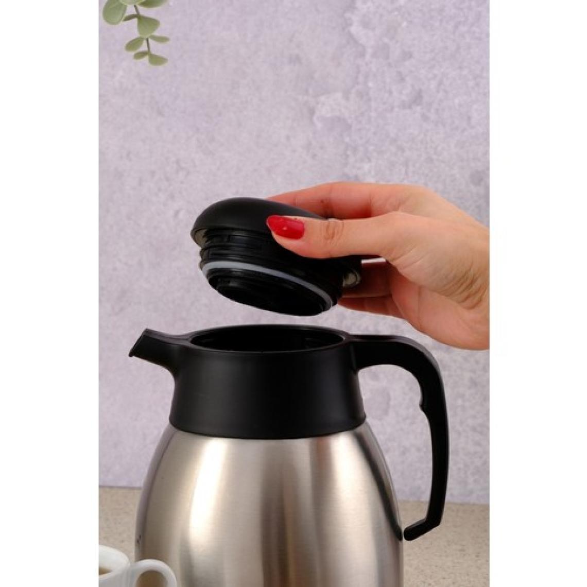 Penguen 1200P Paslanmaz Çelik Çay Termosu 2 Litre | 12-24 Saat Soğuk, 8-12 Saat Sıcak Tutma