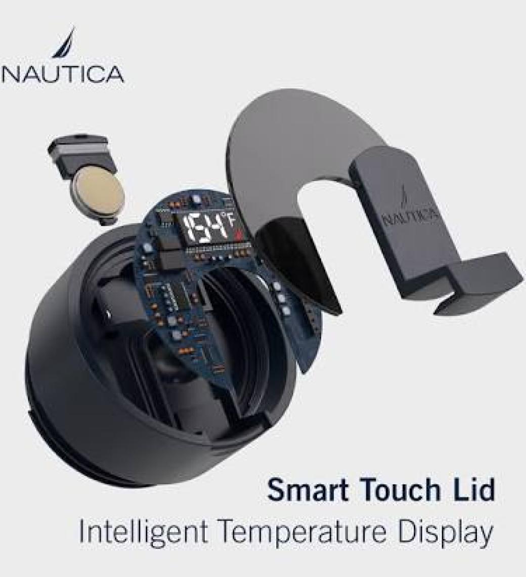 Nautica NTM02 Sport Termos Paslanmaz Çelik 950 ml Navy Harbor