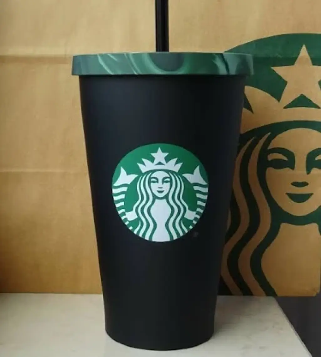 Starbucks®  Klasik Seri Soğuk Içecek Bardağı-Mermer Efektli 473ML