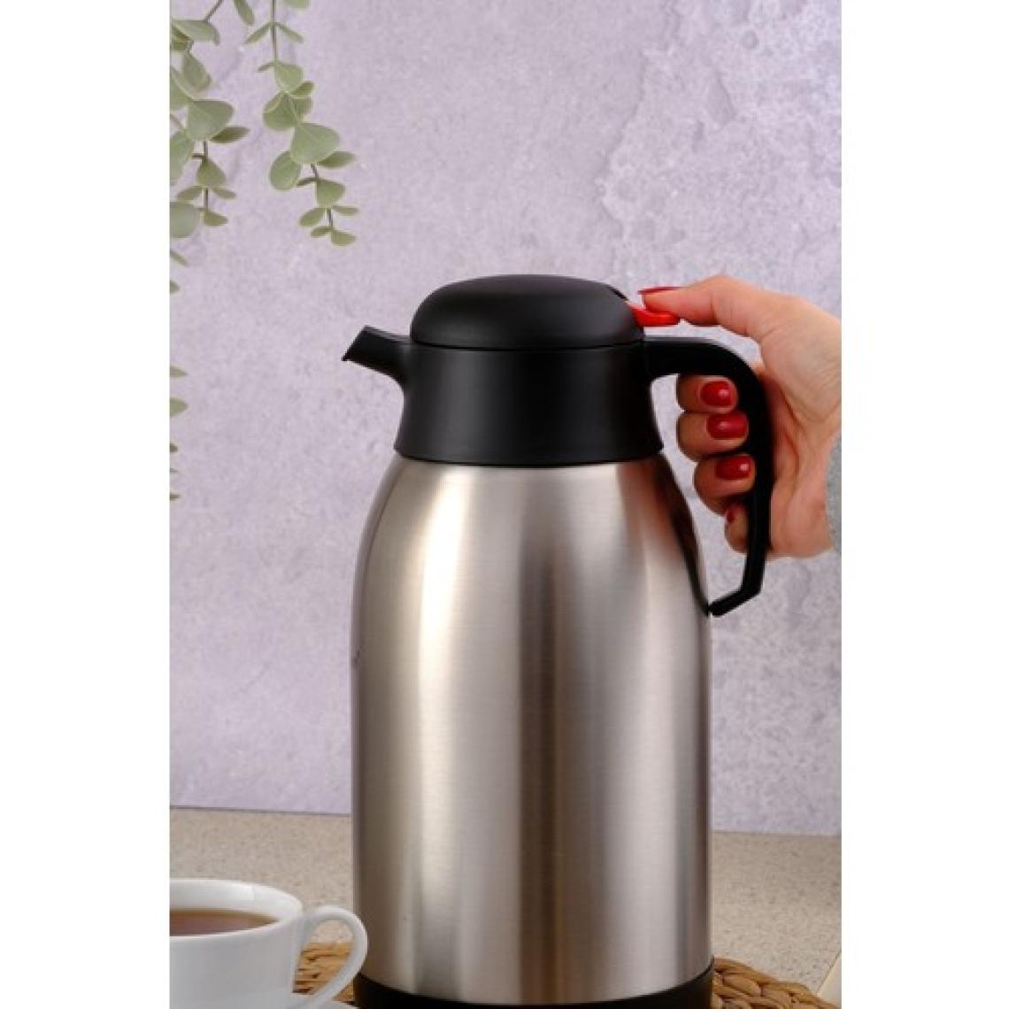 Penguen 1250P Paslanmaz Çelik Çay Termosu 2.5 Litre | 12-24 Saat Soğuk, 8-12 Saat Sıcak Tutma | Paslanmaz Çelik