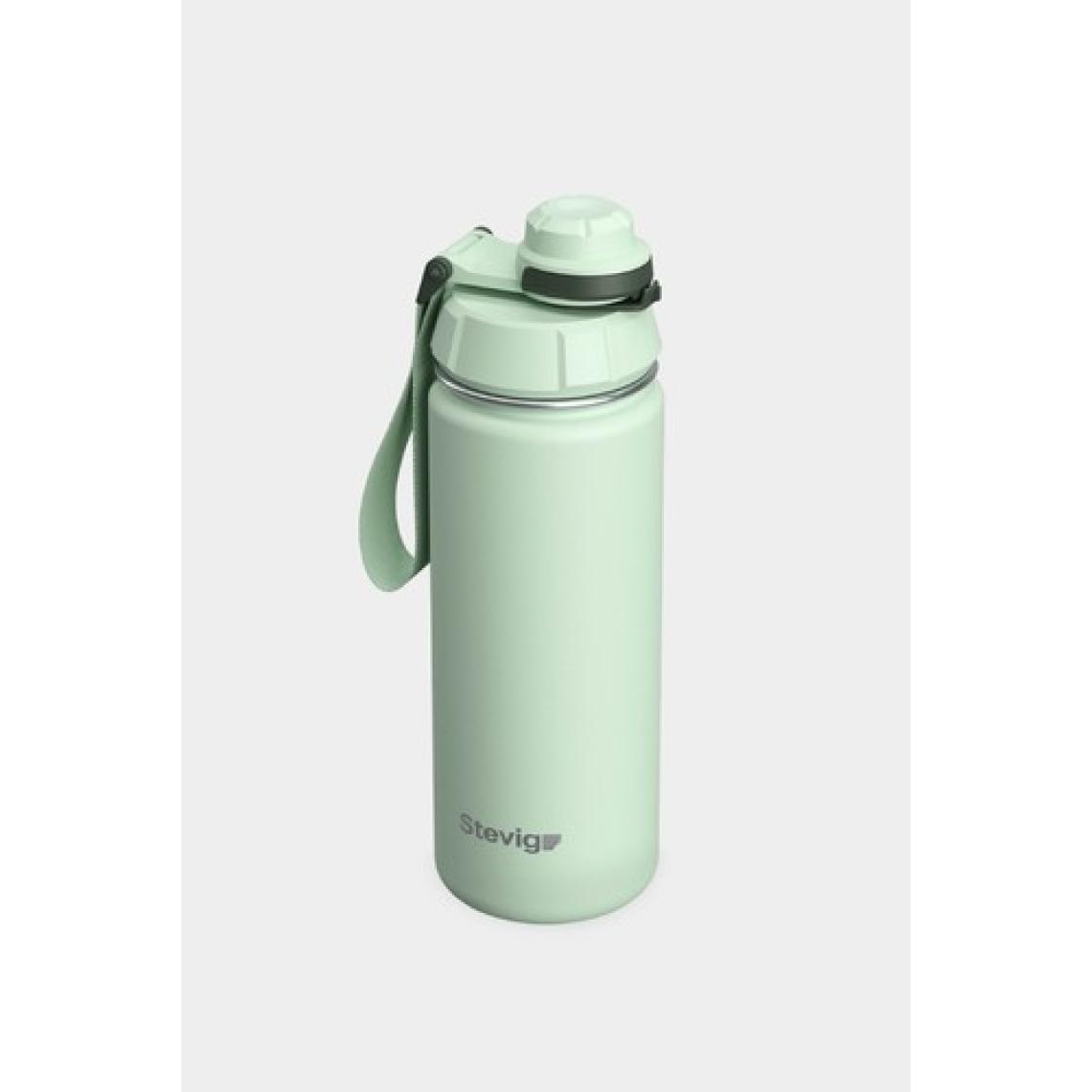 Stevig 1 Hand Leak-Proof Sızdırmaz Çelik Termos 500 Ml Smoke Green St-221