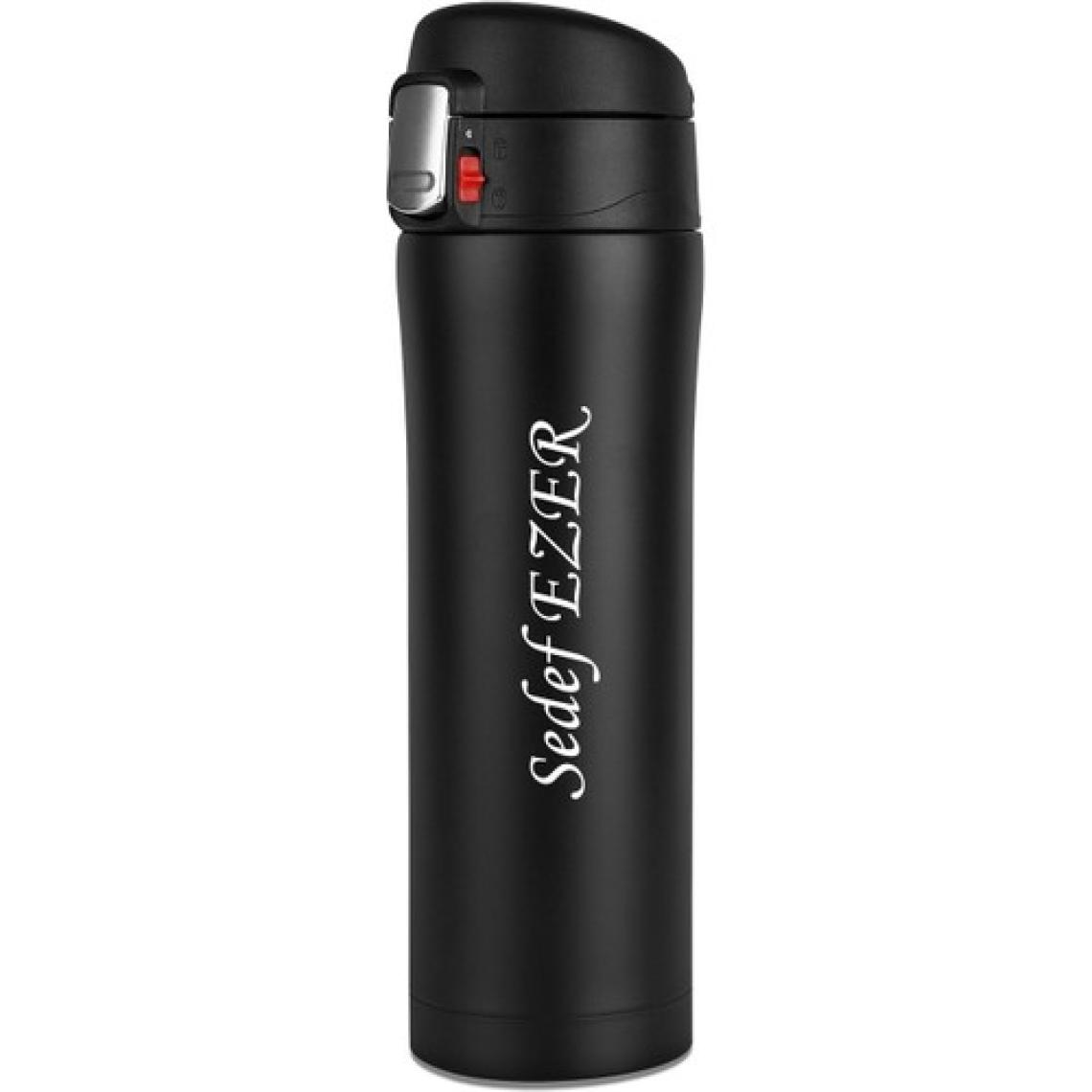 Sedef Silver Kişiye Özel Isim Yazılabilir Hediyelik Isimli  400 ml Paslanmaz Çelik Termos Bardak Mug Kahve Çay Ki