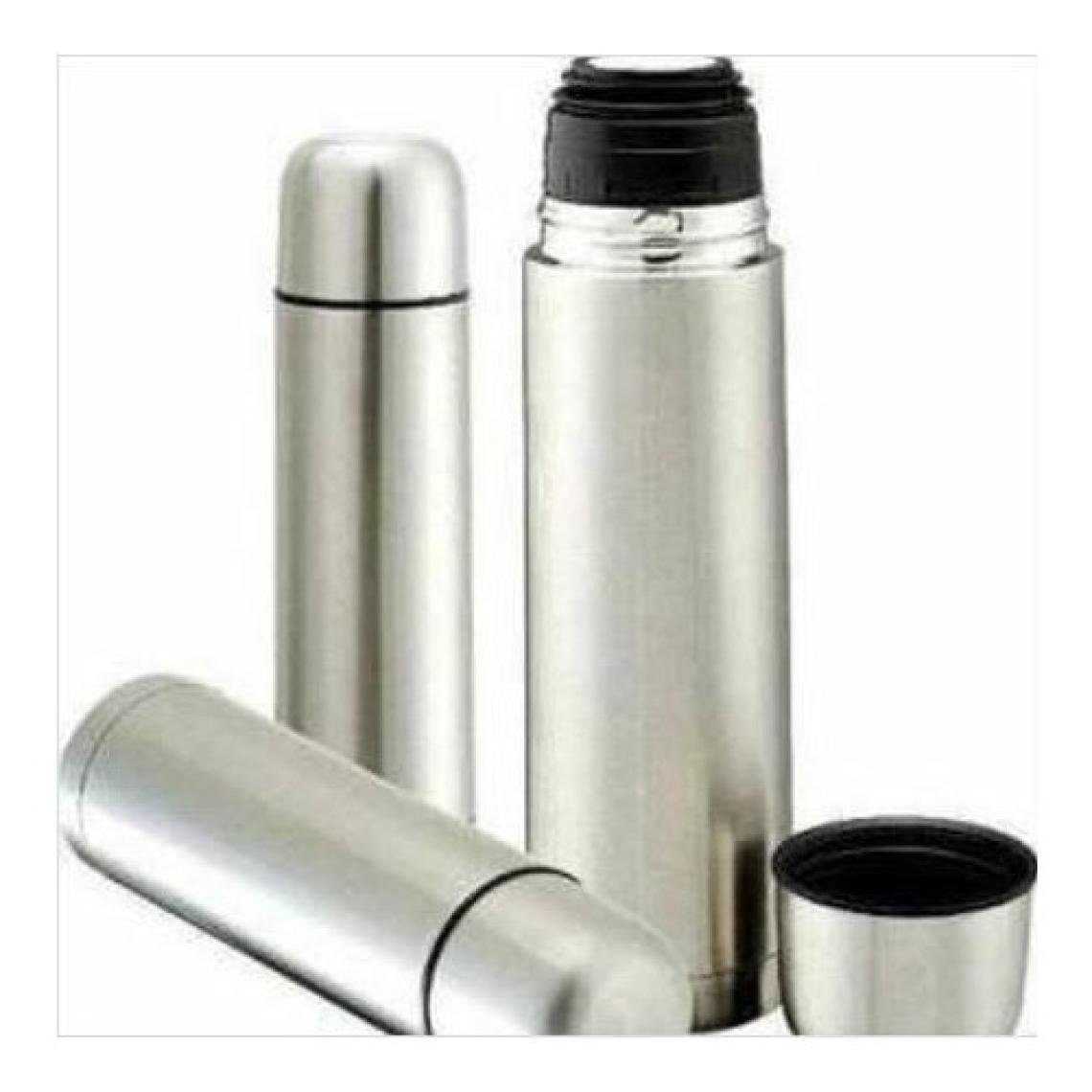 Penguen 1100 Çift Katlı Kapaklı Çelik Termos 1 Litre Inox