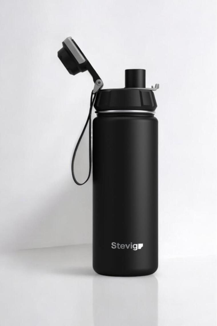Stevig 1 Hand Leak-Proof Sızdırmaz Çelik Termos 500 ml Green ST-208
