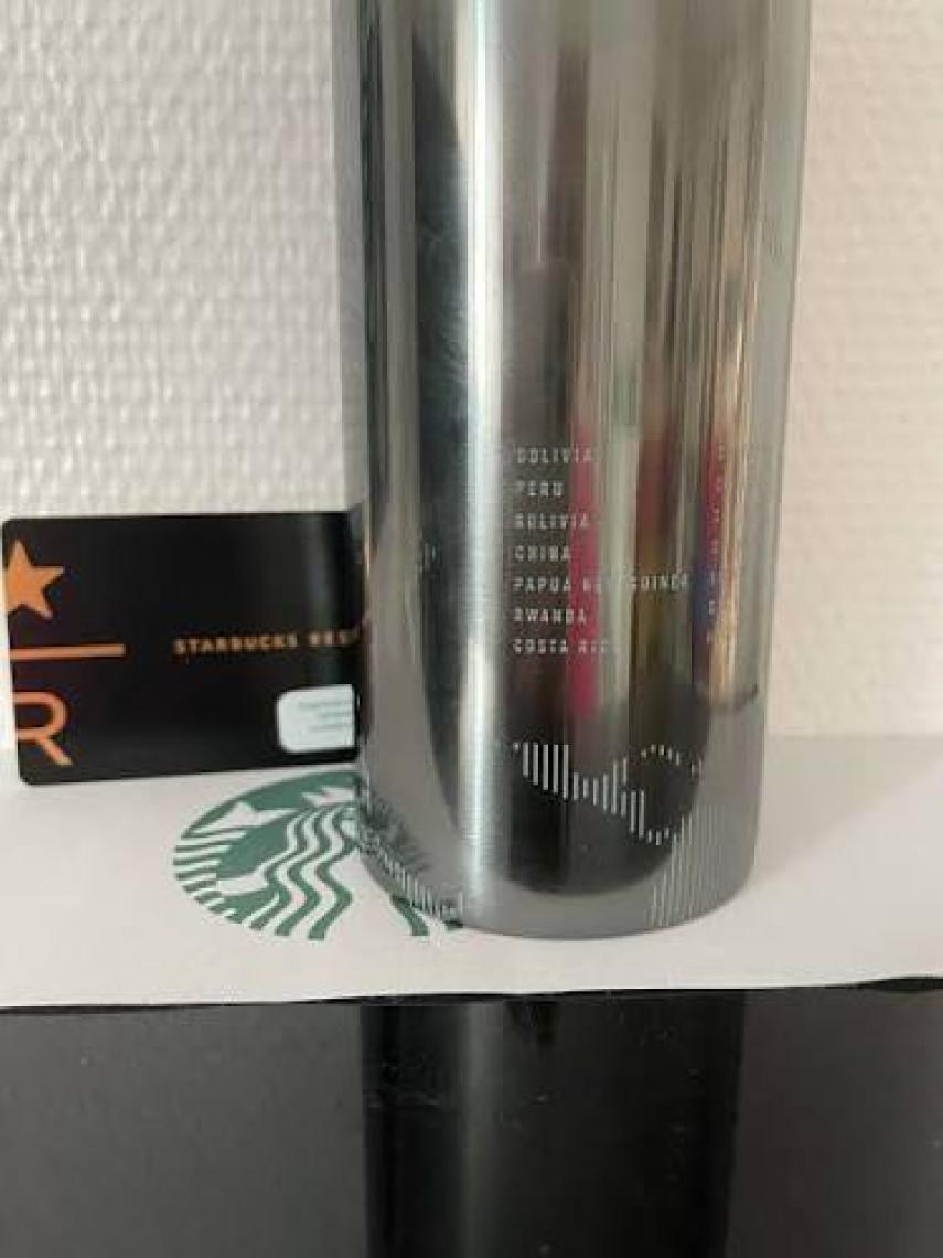 Starbucks Reserve™ Gümüş Harita Tasarı mlı Termos - 473  ml