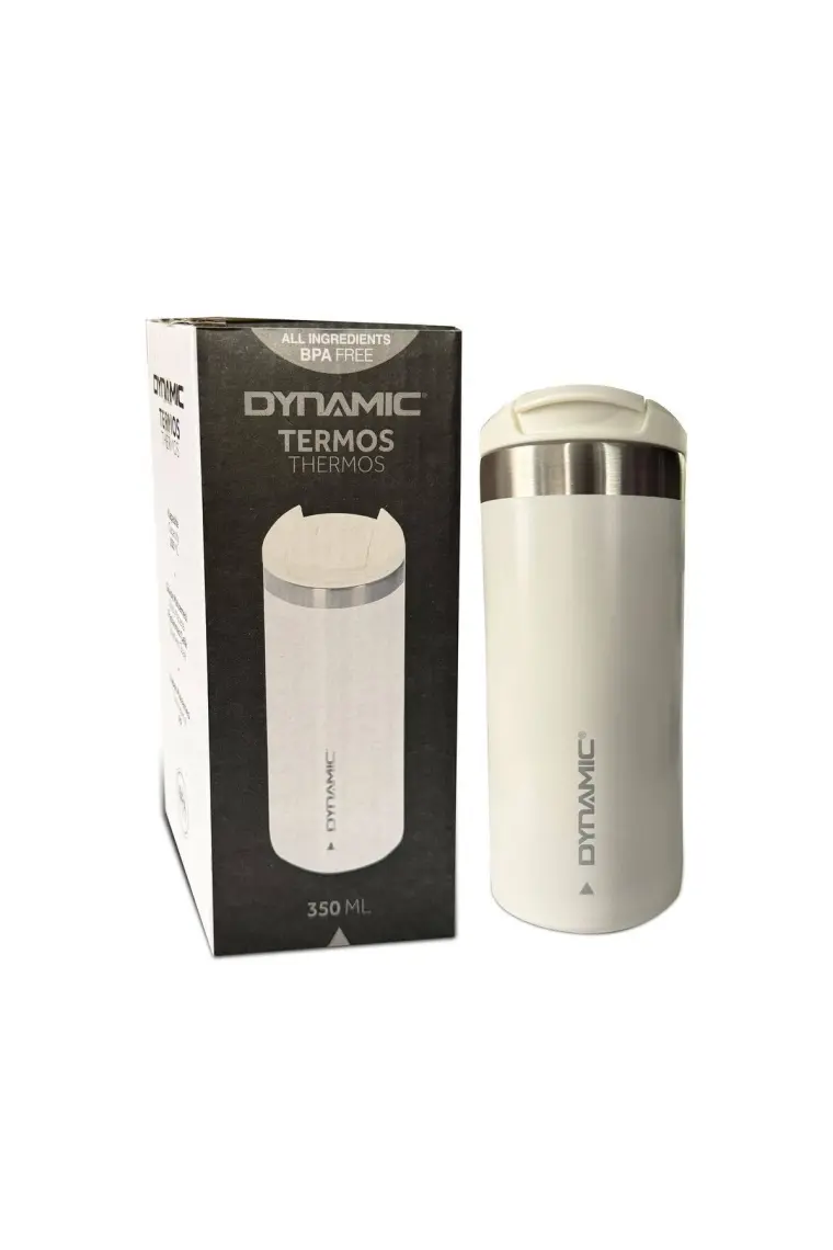 Paslanmaz Çelik Termos Siyah/krem 350ML