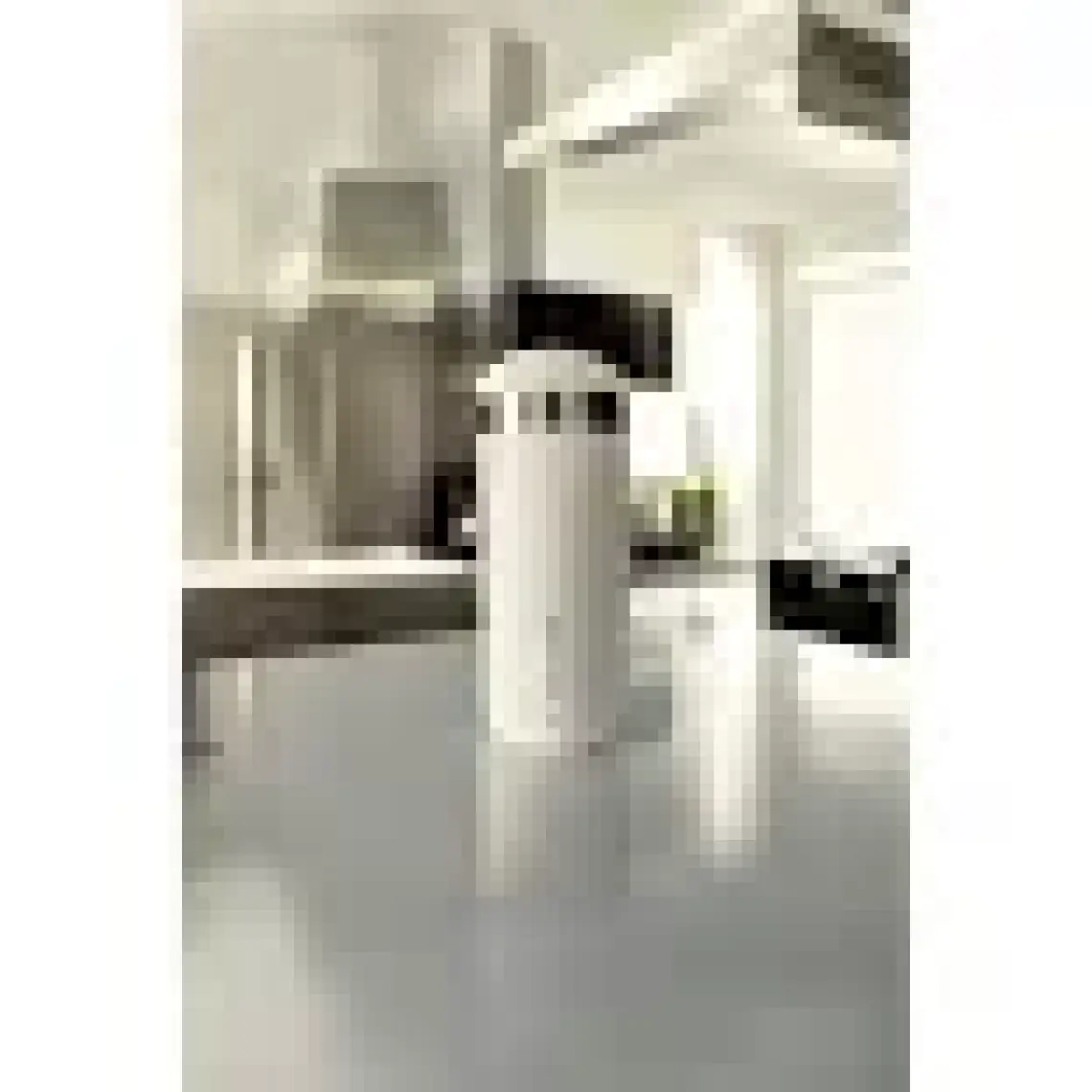 Paslanmaz Çelik Termos Siyah/krem 350ML
