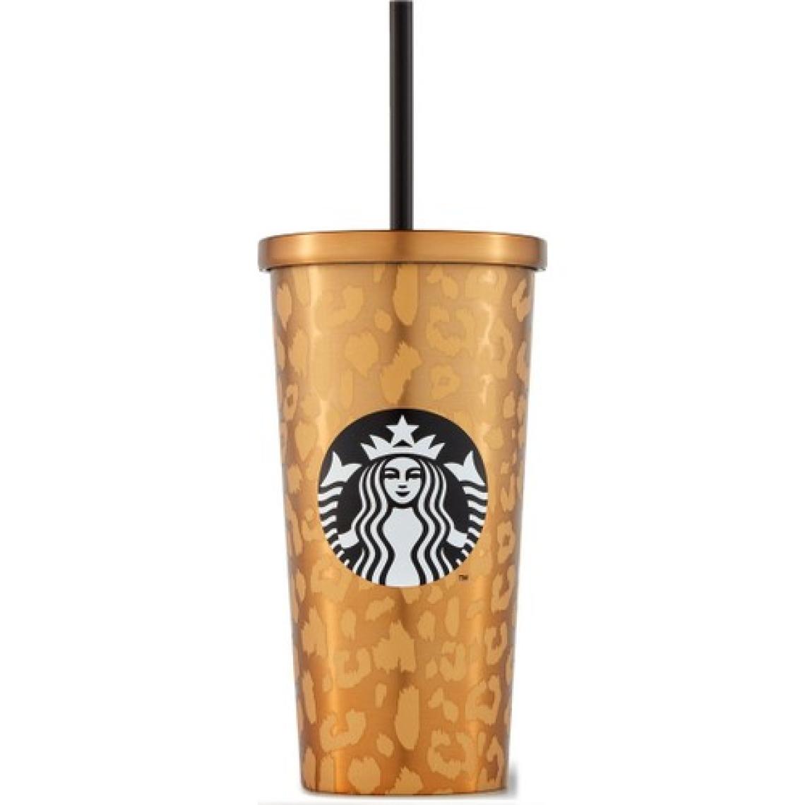 Starbucks Starbucks®  Altın Renkli Leopar Desenli 473 ml - 11128514