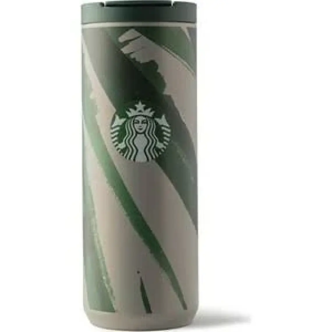 Starbucks® Klasik Seri Termos - Gri-Yeşil Renkli 473 ml