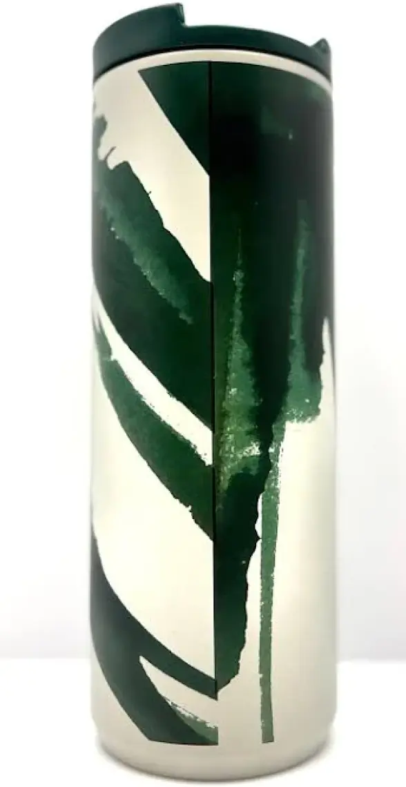 Starbucks® Klasik Seri Termos - Gri-Yeşil Renkli 473 ml
