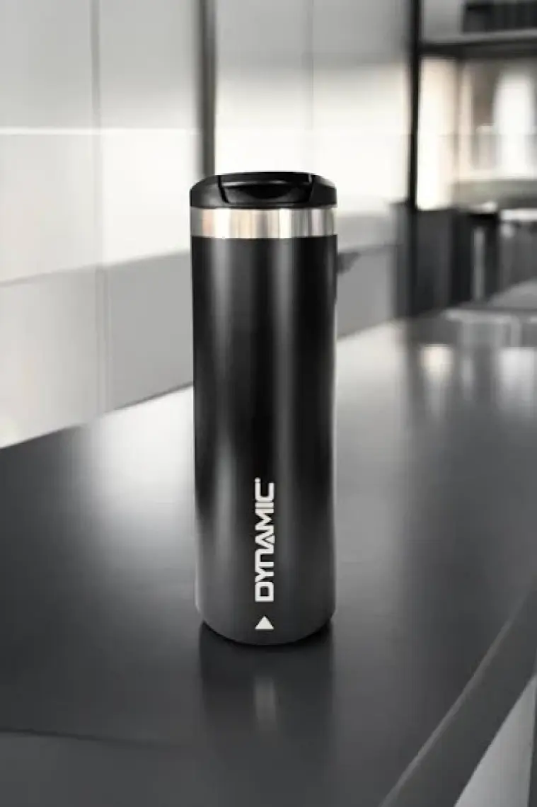 Paslanmaz Çelik Termos Siyah/krem 500ML
