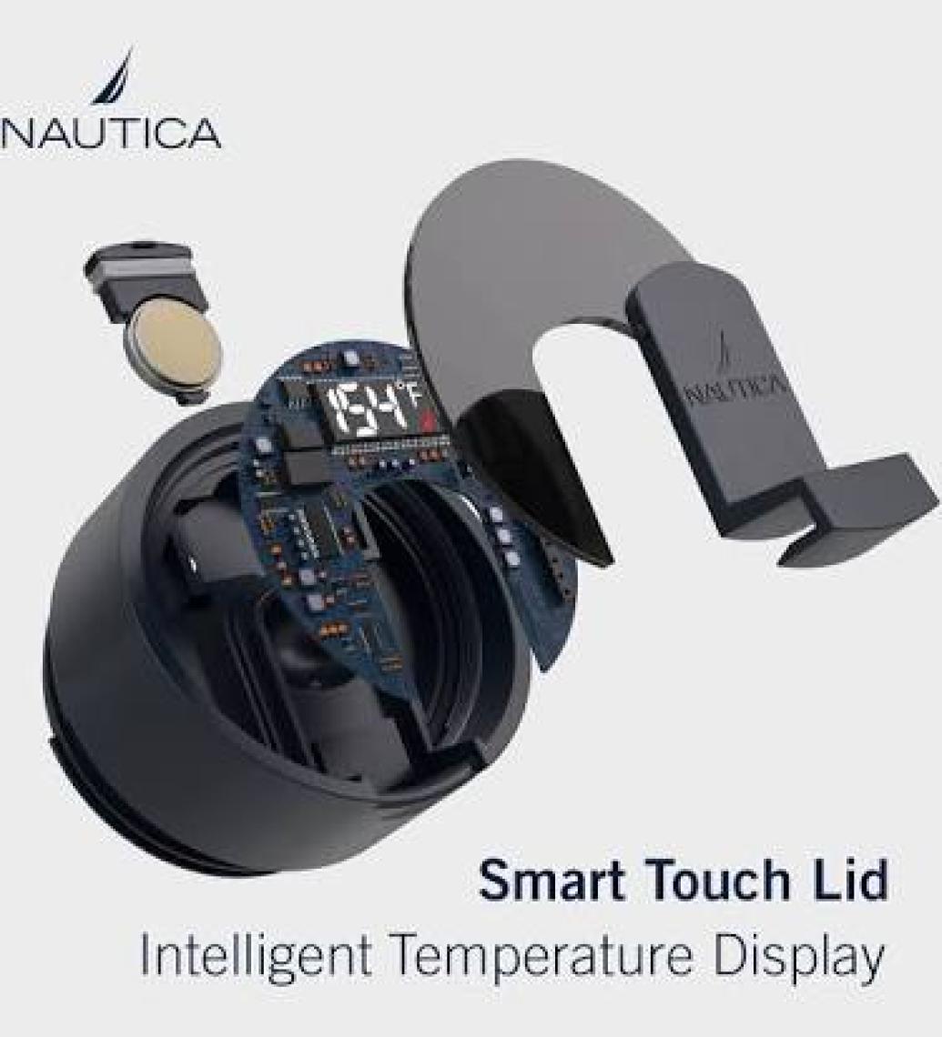 Nautica NTM02 Sport Termos Paslanmaz Çelik 950 ml J.class Siyah