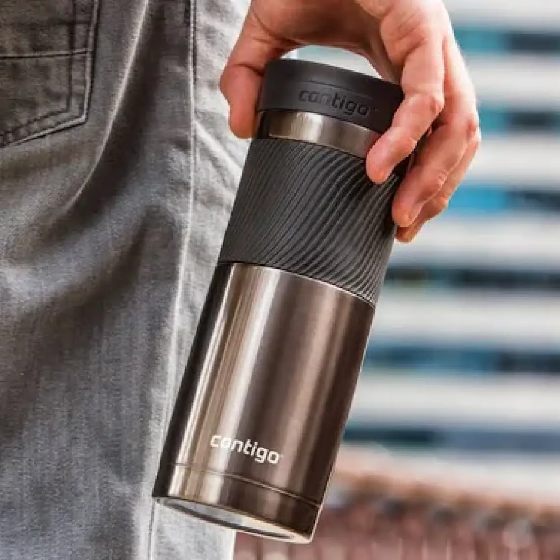 Contigo Byron Snapseal Termos Bardak 470ML Pembe
