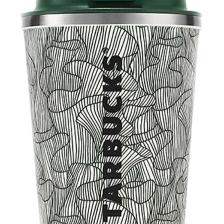 Starbucks® Paslanmaz Çelik Dalga Desenli Termos 355 ml - 11139776