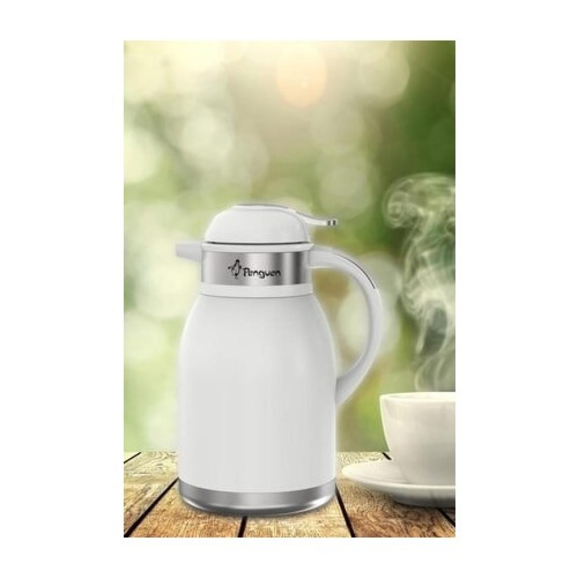Penguen New Titanium 2 Litre Çift Katlı Çelik Termos Mandallı PNG-1093