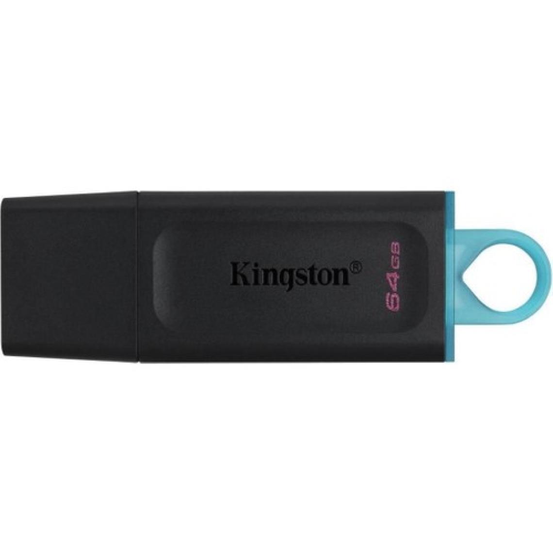 Kingston DTX-64GB 64GB USB3.2 Gen 1 DataTraveler Exodia (Black + Teal) Flash Bellek