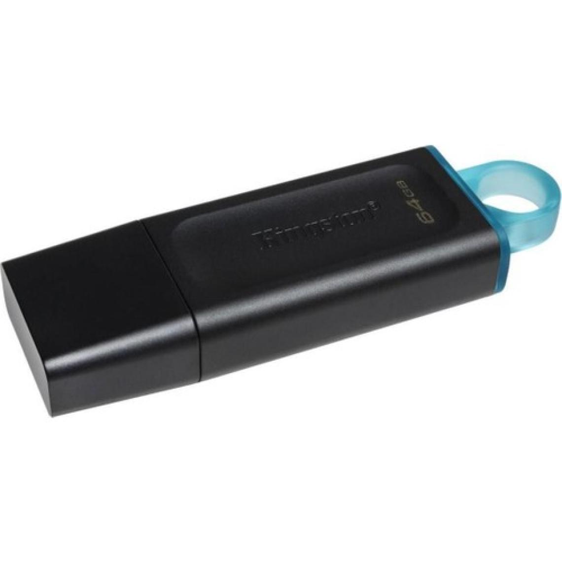 Kingston DTX-64GB 64GB USB3.2 Gen 1 DataTraveler Exodia (Black + Teal) Flash Bellek