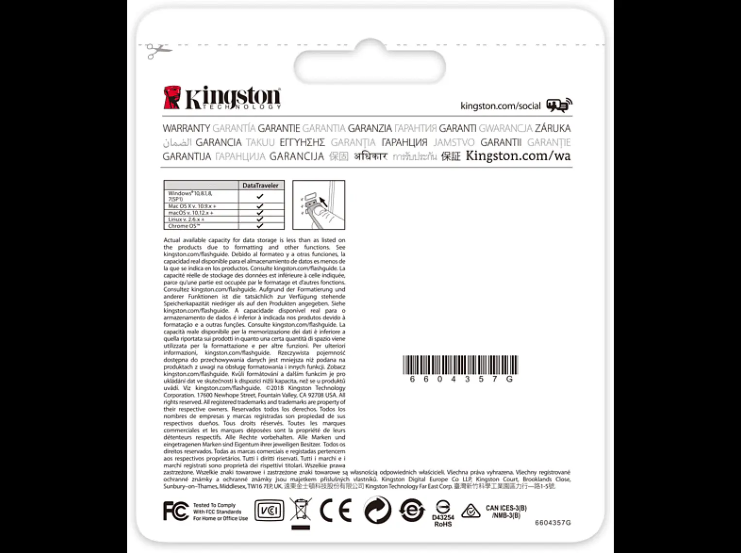 Kingston DT104 16 GB Flash Bellek