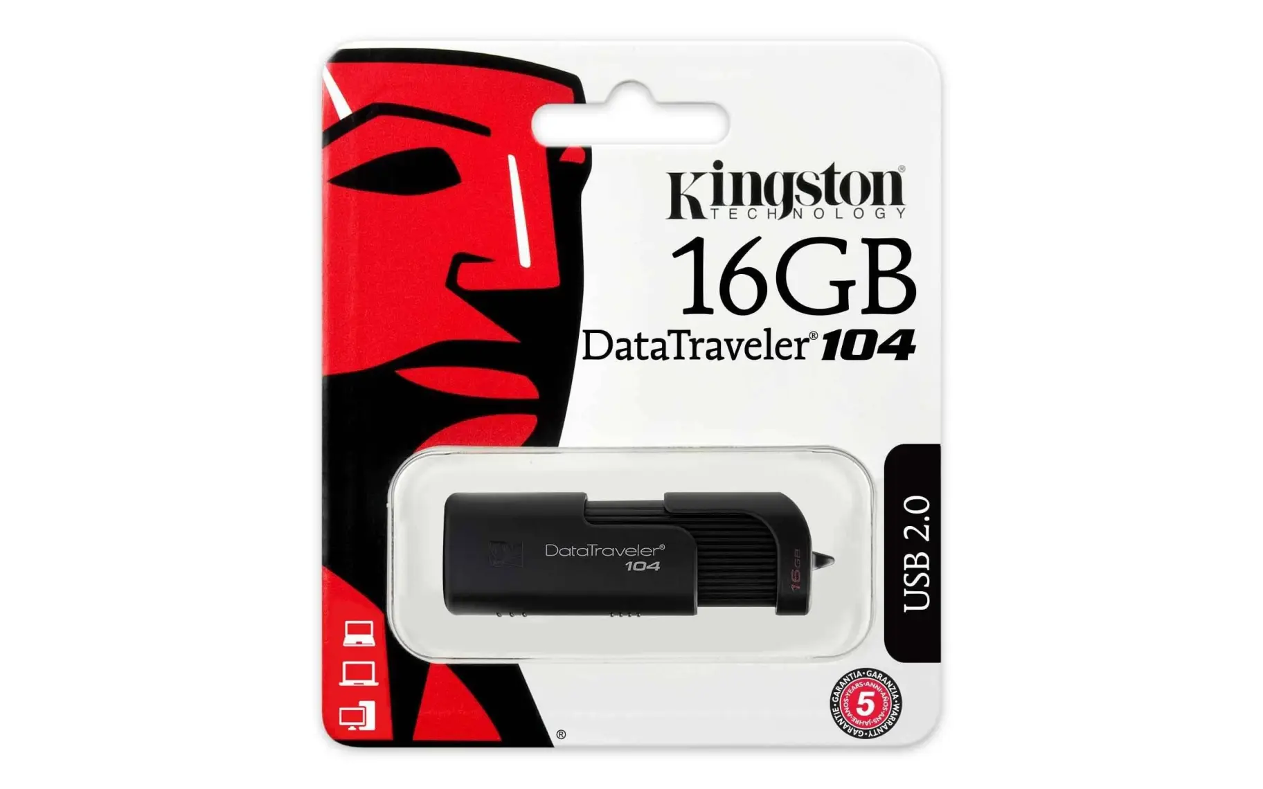 Kingston DT104 16 GB Flash Bellek