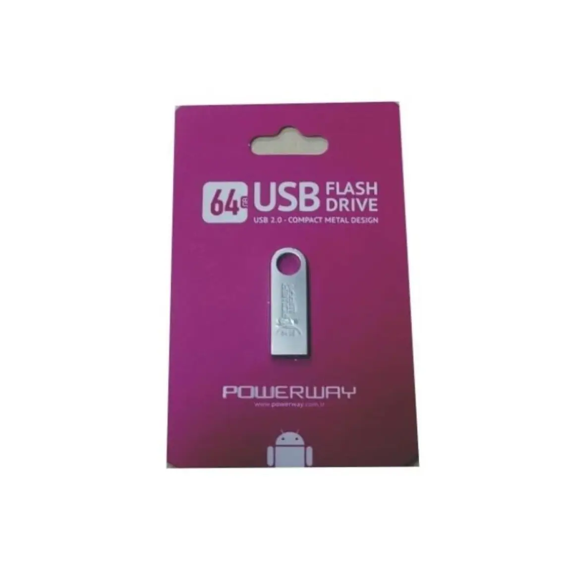 Powerway  64 GB Metal Flash Bellek Metal Tasarım Usb Bellek The Latest Tecnology Chipset Data Traveler