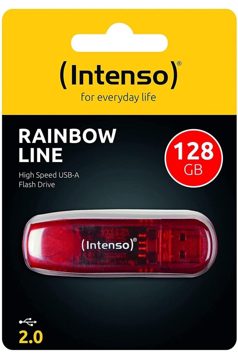 128gb Usb 2.0 Rainbow Line Flash Bellek