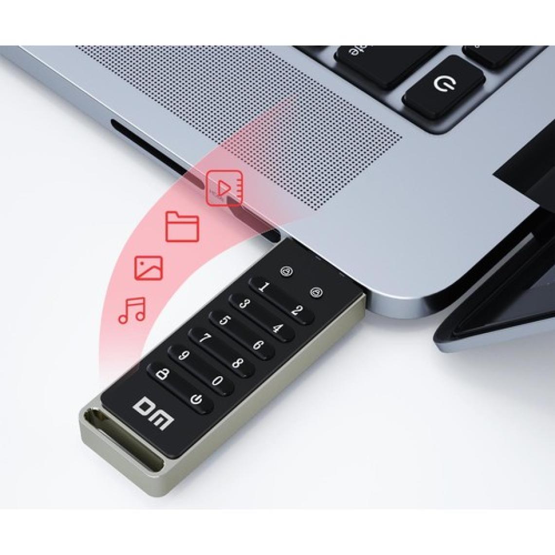 Dm FD063 Şifreli USB 3.2 32GB Flash Bellek