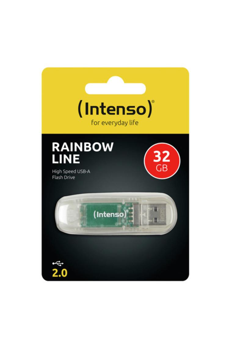 32GB Usb2.0 3502480 Rainbow Line Intenso