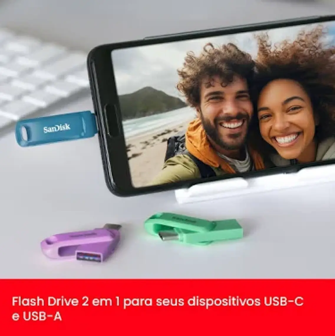 Sandısk Ultra Dual Drive Go Type-C 128GB USB Bellek SDDDC3-128G-G46