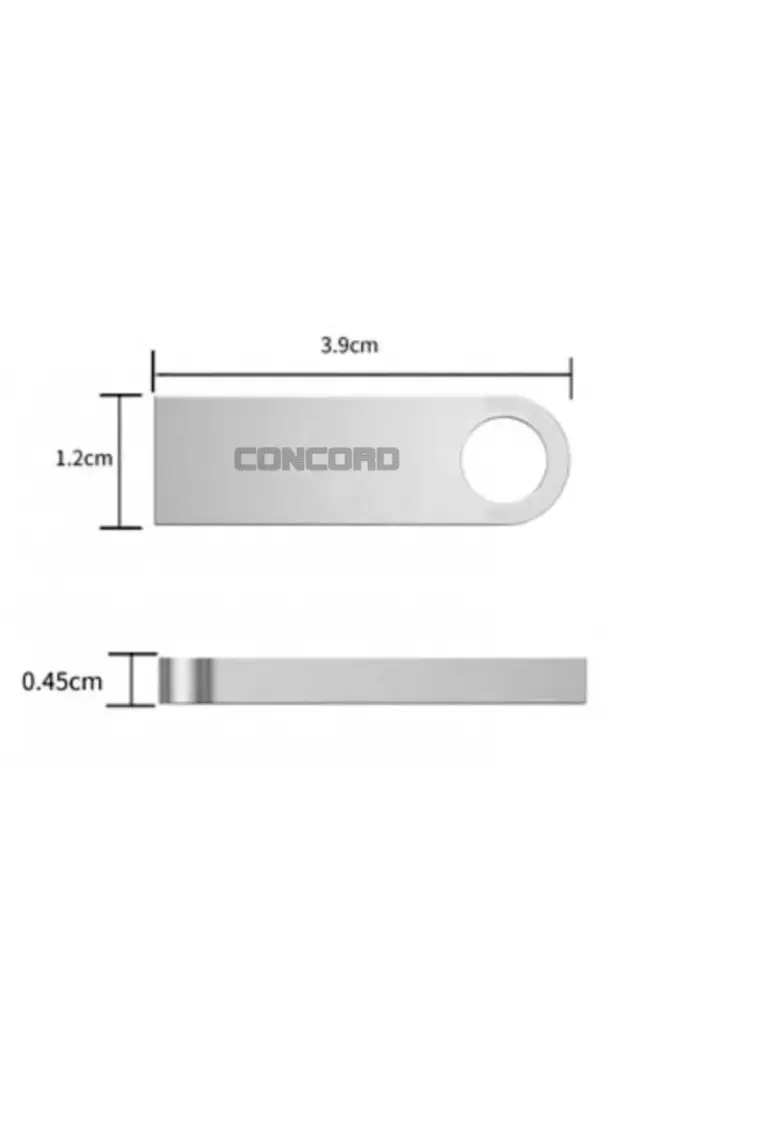 Concord 8GB USB 2.0 Metal Flash Bellek