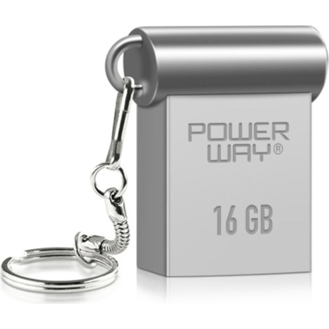 Powerway 16 GB USB 3.0 Yüksek Hızlı Metal Mini Usb Flash Bellek