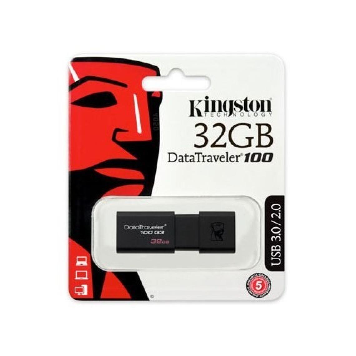 Kingston 32 GB DataTraveler 100 G3 DT100G3-32 USB Bellek