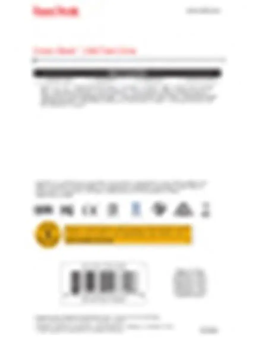 Sandisk SDCZ50-064G-B35 64GB Cruzer Blade 2.0 USB Flash Bellek