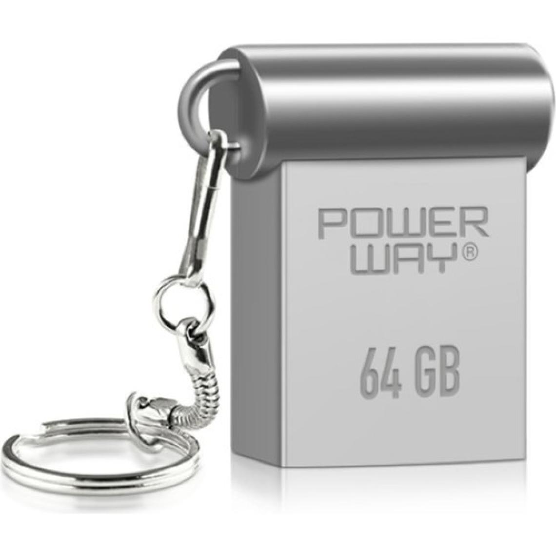 Powerway  64 GB USB 3.0 Yüksek Hızlı Metal Mini Usb Flash Bellek
