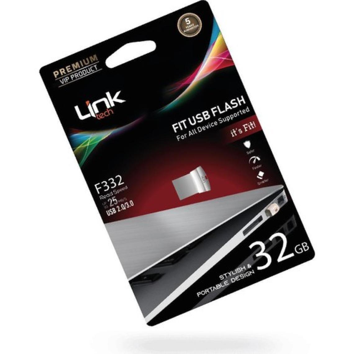 LinkTech Fit Premium Metal F332 32 GB Flash Bellek
