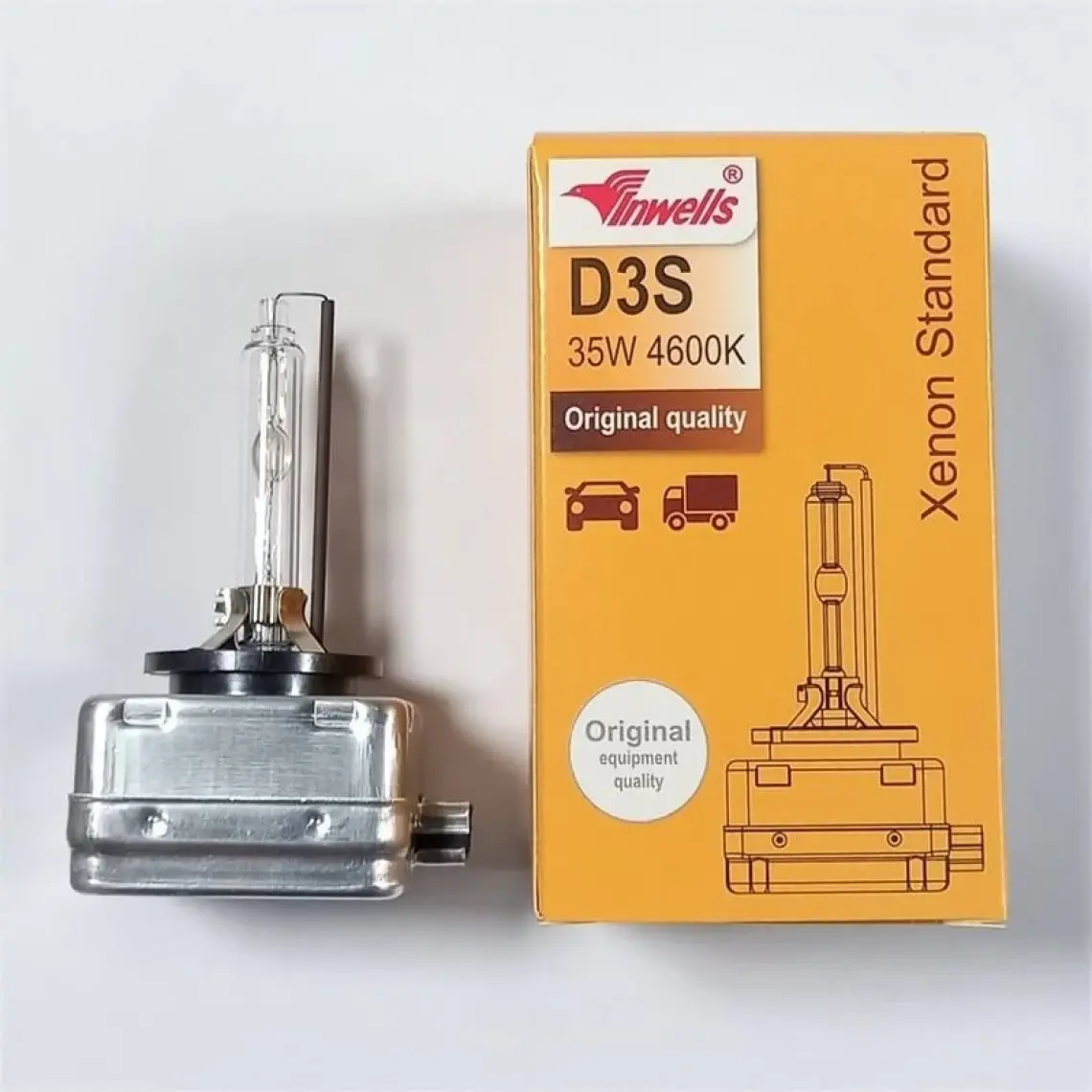 Inwells Xenon (Zenon) Ampulü D3S 4600K