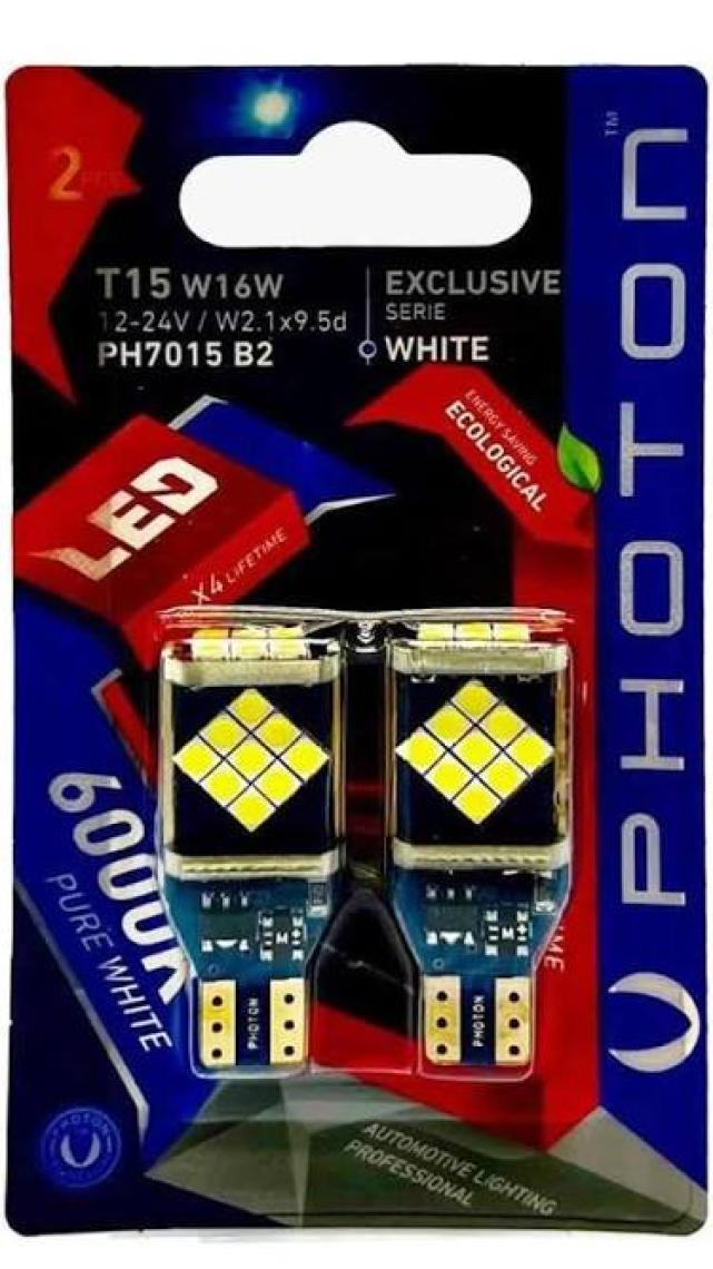 Photon PH7015 T15 W16W Büyük Dipsiz 16W Geri Vites Lambası Beyaz