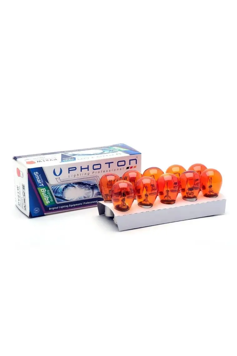 Photon PY21W 12V Düz Tırnak Sarı Sinyal