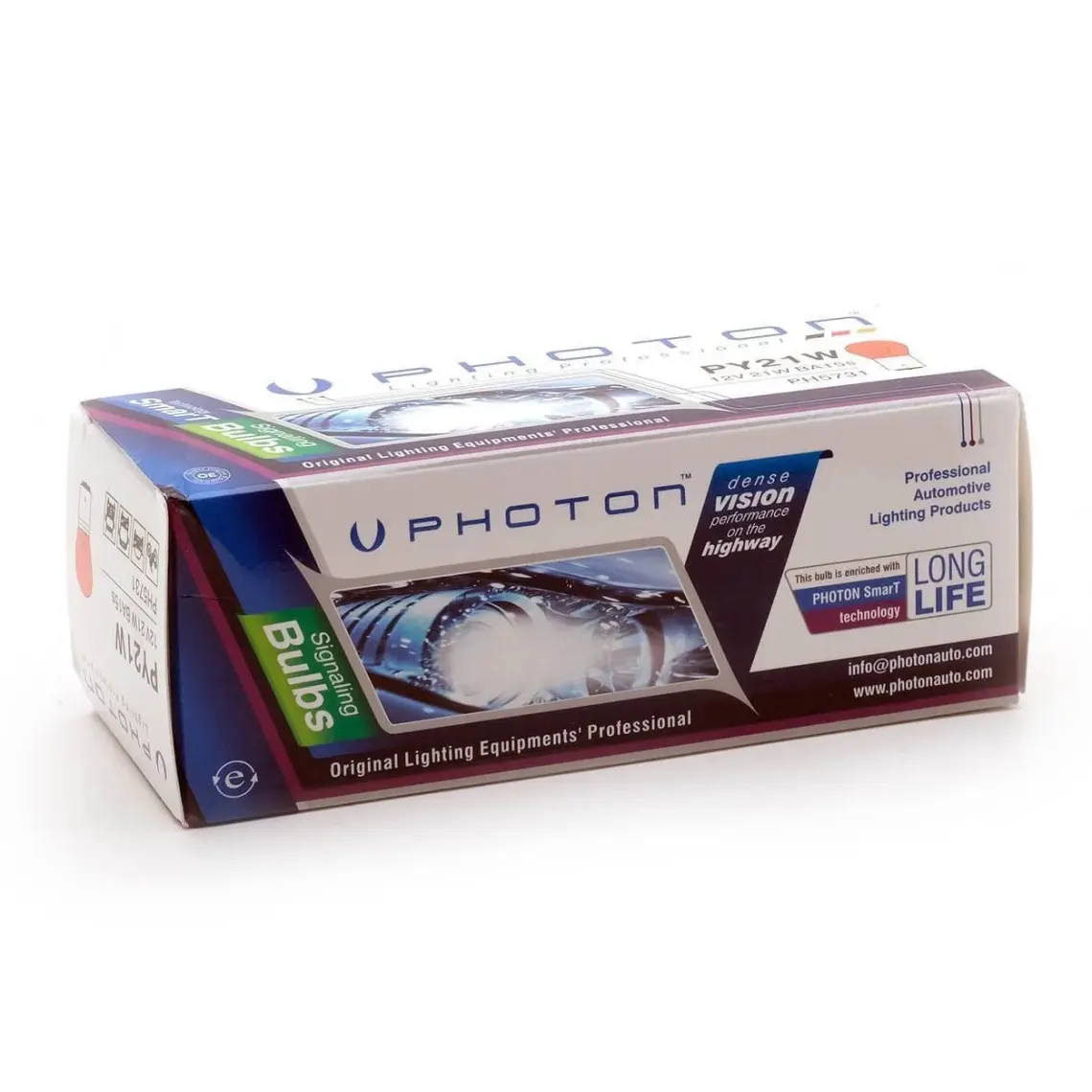 Photon PY21W 12V Düz Tırnak Sarı Sinyal