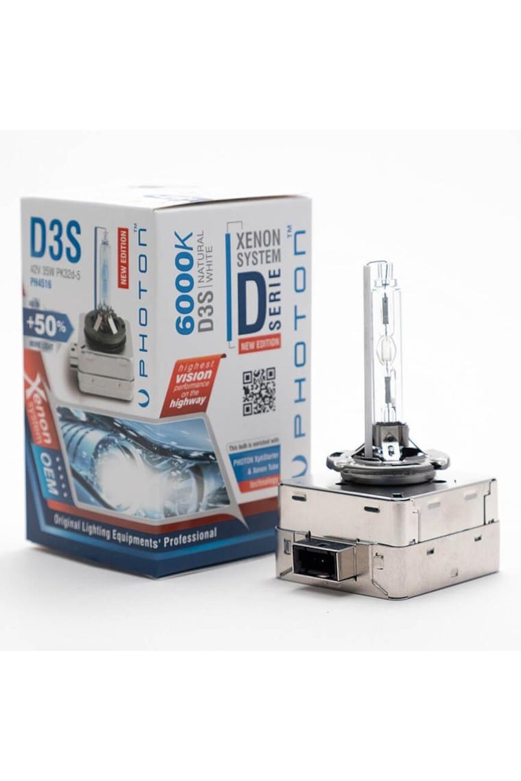 Photon D3S 6000K Xenon Ampül 50 Fazla Işık