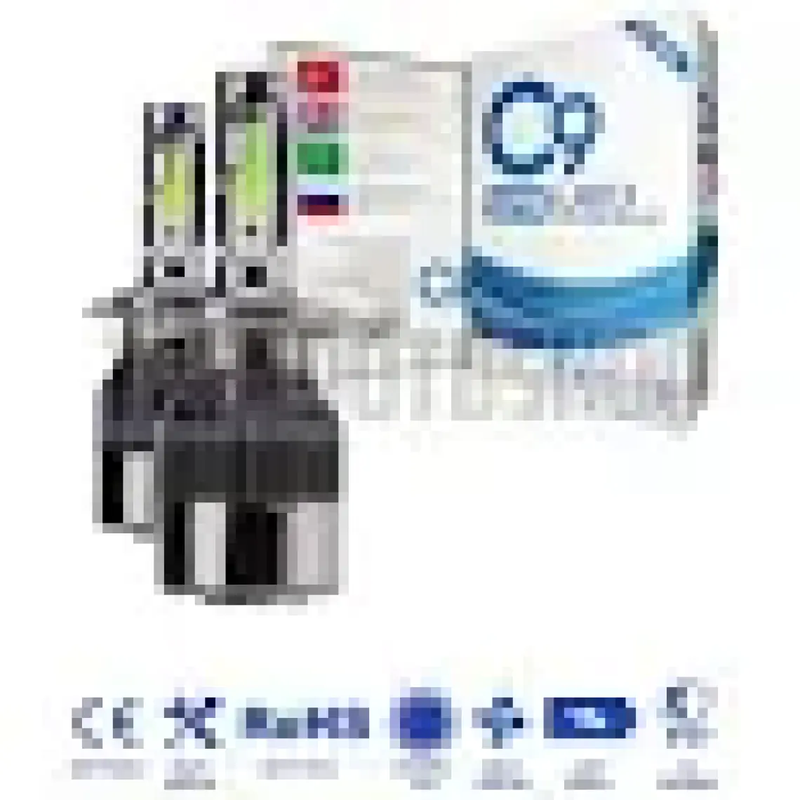 C9 Ultra Buz Mavi LED Xenon Soğutuculu Far Ampulü 9400 Lümen 10000K H7
