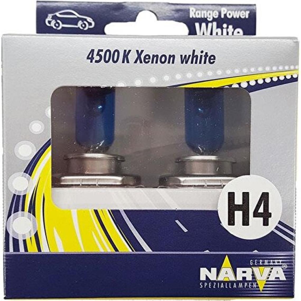 Narva Far Ampülü 12V 60/55W H4 Beyaz Işık 4500K 48680 Takım 2 Adet