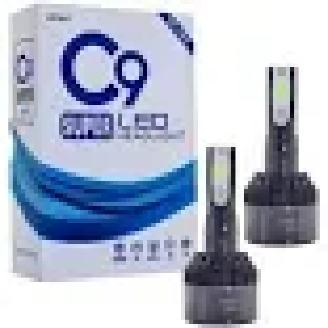 C9 Ultra Buz Mavi LED Xenon Soğutuculu Far Ampulü 9400 Lümen 10000K 9006