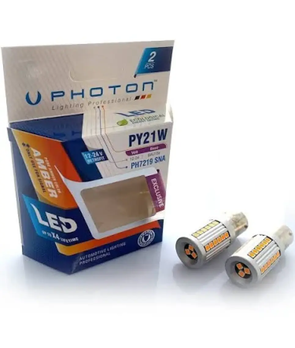 Photon Exclusive LED Sinyal Ampulu 12V 93 Sarı 140LED 21W